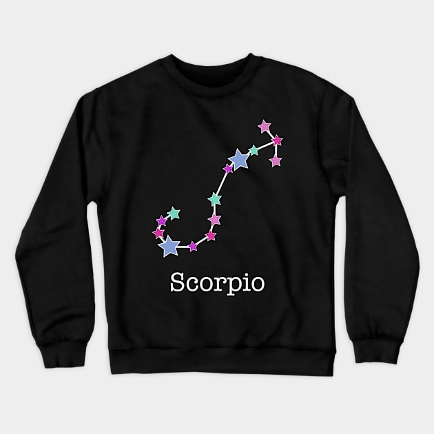 A Zodiac Sign Test Scorpio Crewneck Sweatshirt by Helena Morpho 